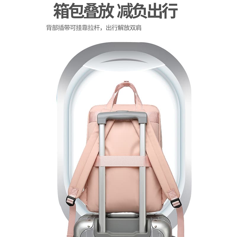 High-looking, fashionable men's and women's backpacks, simple and versatile, large-capacity commuter backpacks, portable school bags for travel 3