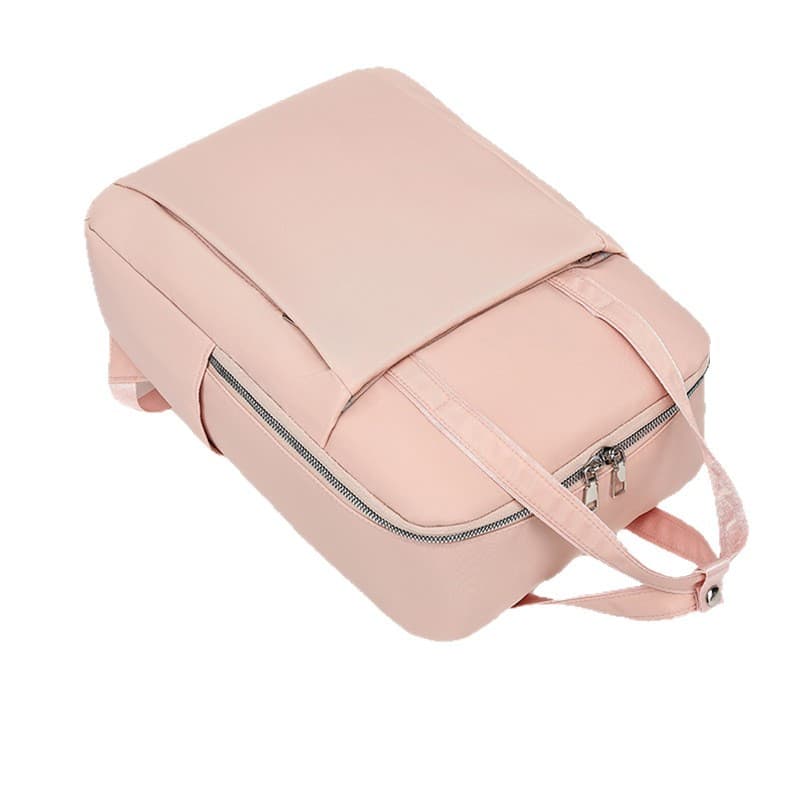 High-looking, fashionable men's and women's backpacks, simple and versatile, large-capacity commuter backpacks, portable school bags for travel 6