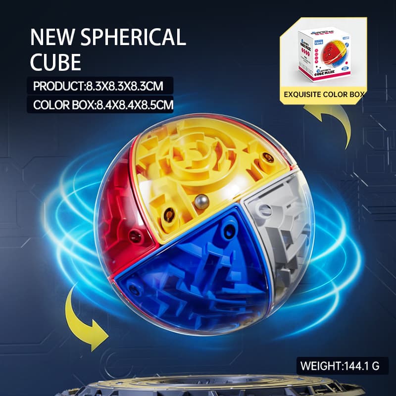 New product educational ball maze Rubik's Cube third-level battle PK Rubik's Cube logical thinking toy children's decompression training 10