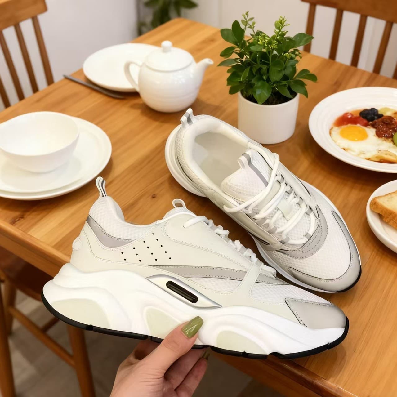 2025 pure original new b22 dad shoes couple running shoes thick sole wear-resistant women's fashion single shoes sports shoes 1