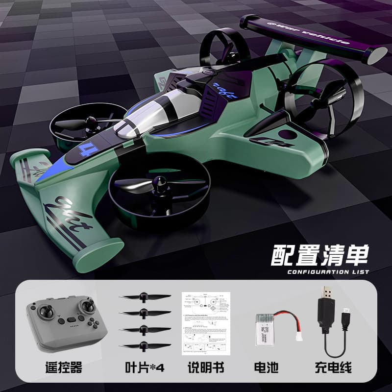 Cross-border new land and air dual-mode quadcopter stunt drift remote control speed car children's toys wholesale 10
