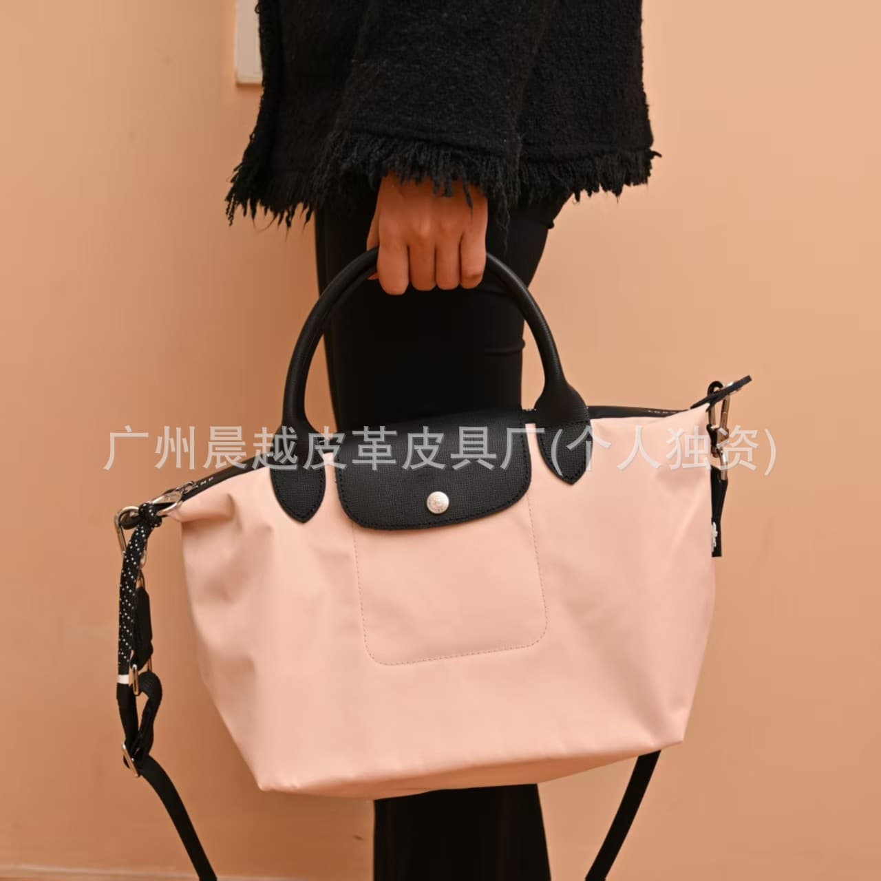 Top-quality Longxiang bag energy twill Longxiang cross-body portable dumpling bag with short handle and versatile large-capacity nylon bag 3