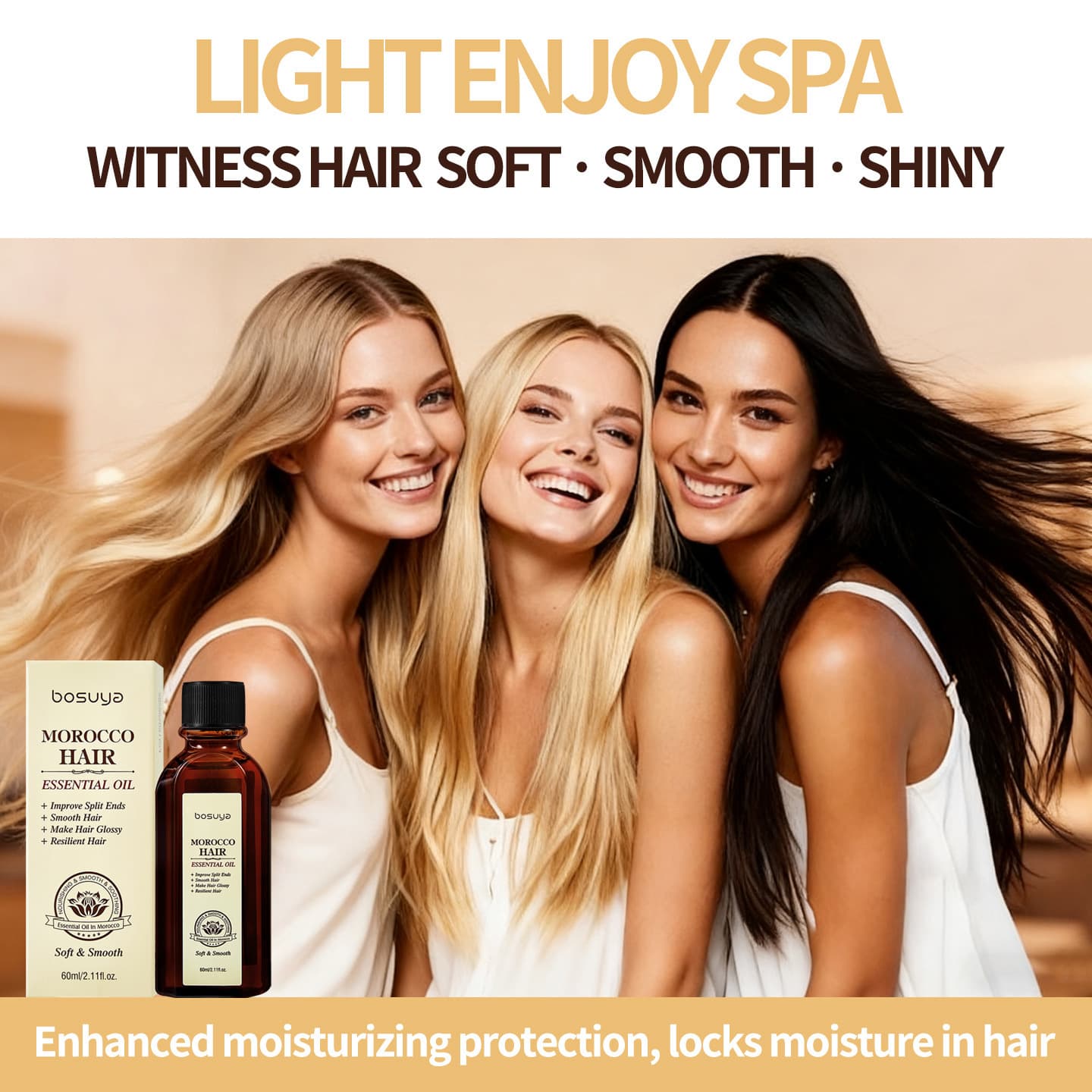 Cross-border Posuya Hair Care Essential Oil, Smooth Hair Care Solution, Strong Nourishing Hair Roots, Scalp Massage Care 2