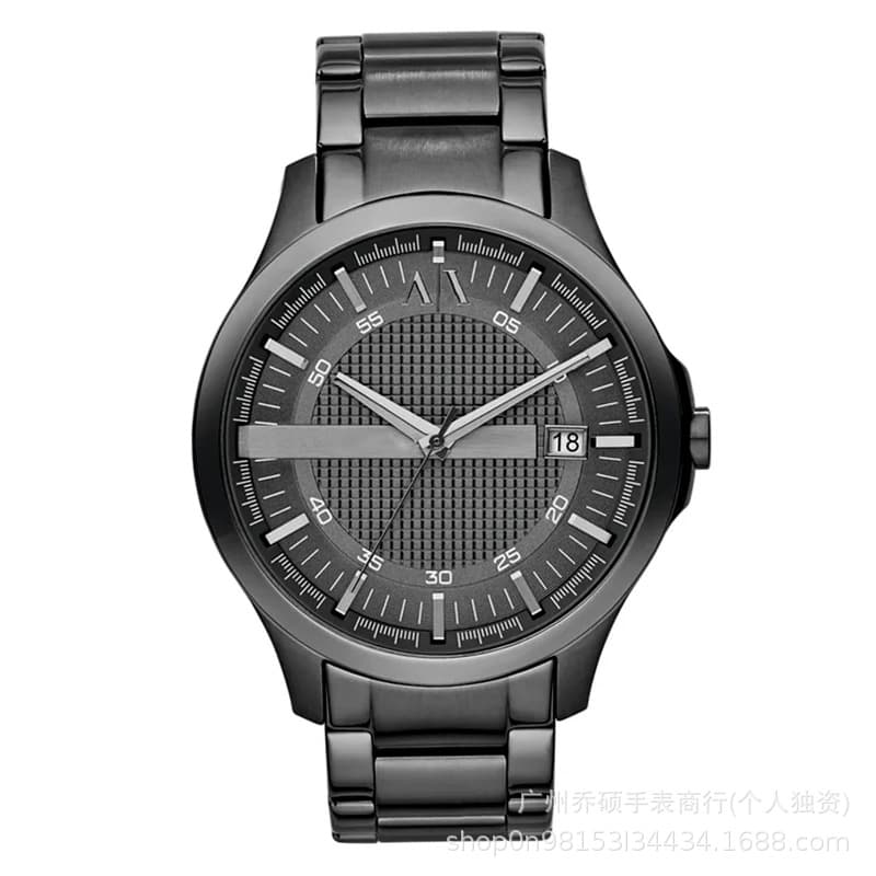 Arma High End Quartz Chronograph Textured Dial Stainless Steel Men's Watch Analog Display 7