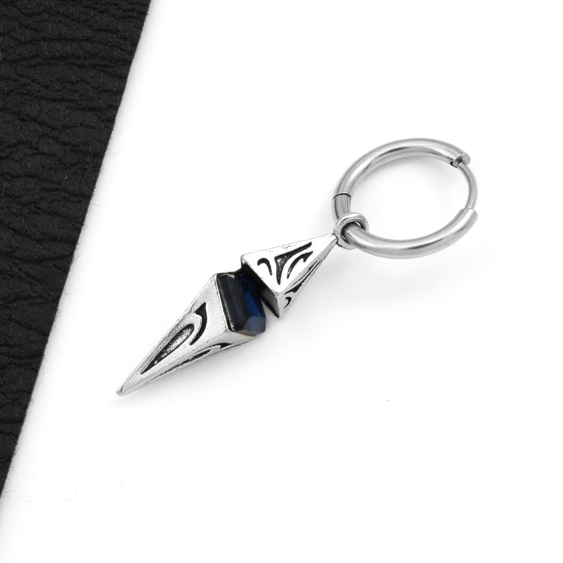 New starburst rhombus zircon earrings, earrings, advanced geometric high-quality earrings, same trendy design for men and women 7