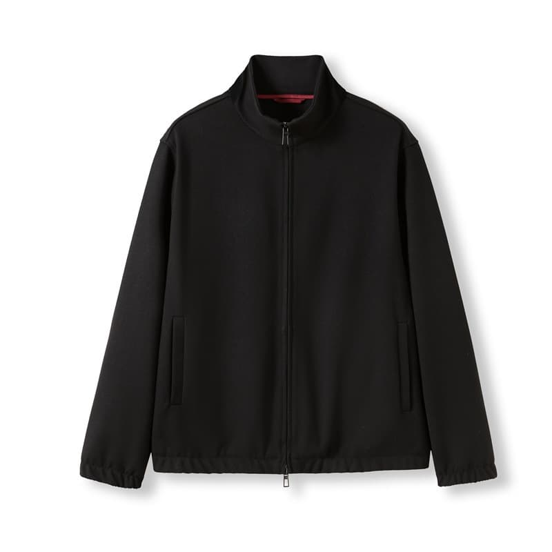 Italian high luxury sheepskin sheepskin splicing autumn and winter men's high-end old money style jacket new jacket 9