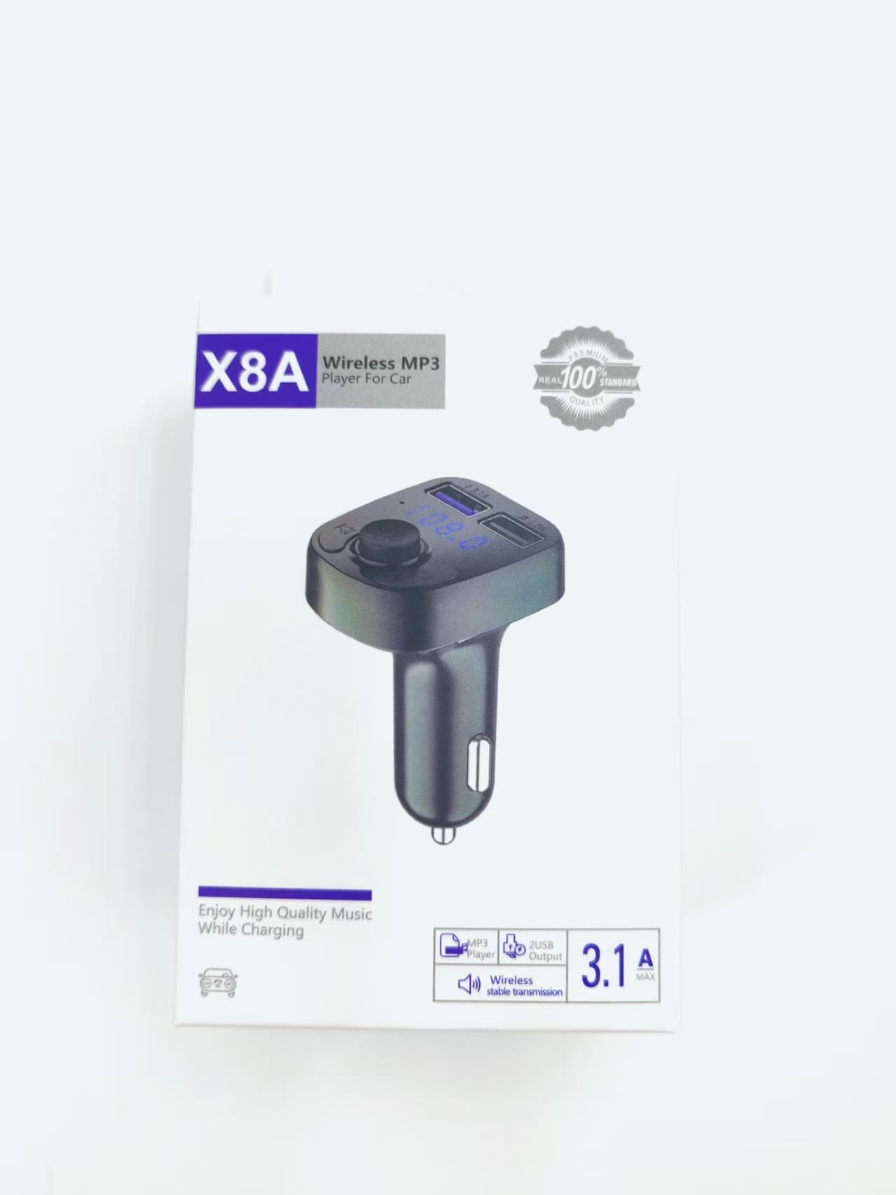 X8 car mp3 player Bluetooth hands-free calling FM transmitter car supplies multi-function charger 7