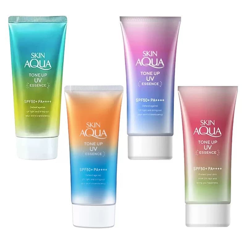 Cross-border Rohto sunscreen skin aqua rainbow sunscreen UV isolation facial makeup primer SPF50+ new style 6