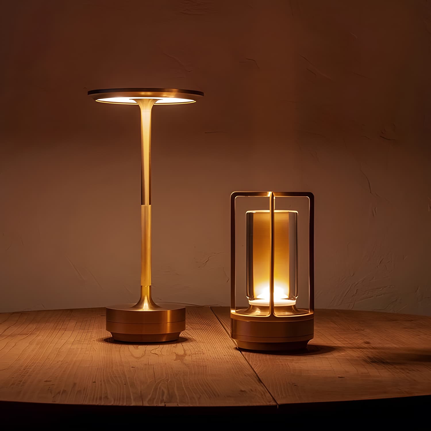 Bar restaurant Nordic atmosphere light creative cafe charging outdoor camping table lamp night light bar table lamp 5