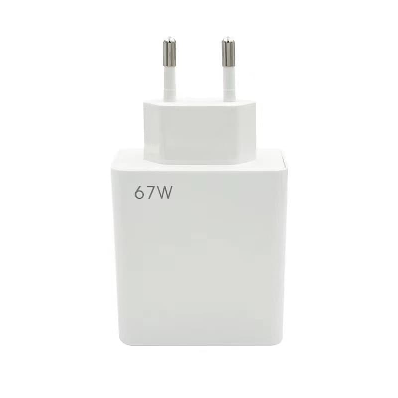 67w European standard charging head suitable for Xiaomi/Redmi mobile phones 120w fast charging charger A+c flash charging set wholesale 6