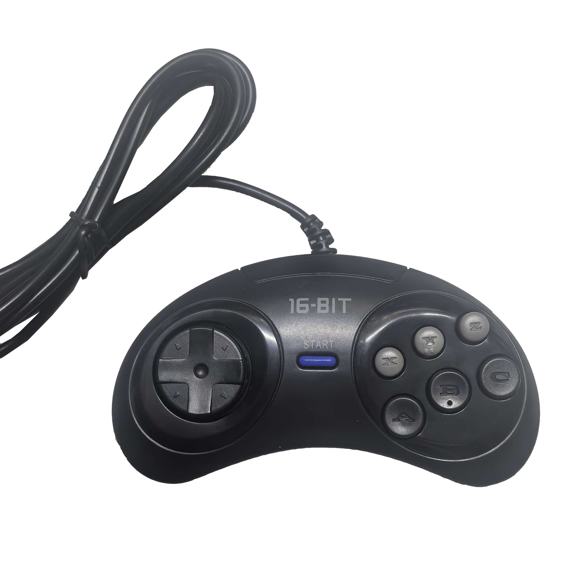 Suitable for SEGA game controller 16-bit 9-pin controller 16-bit wired controller MD remote control joystick 4