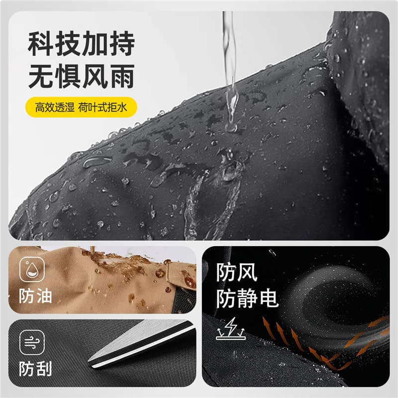 Anti-static waterproof jacket custom printed logo work clothes coat jacket technology team enterprise group work clothes 3