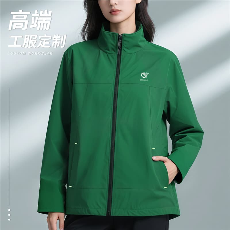 Anti-static waterproof jacket custom printed logo work clothes coat jacket technology team enterprise group work clothes 4