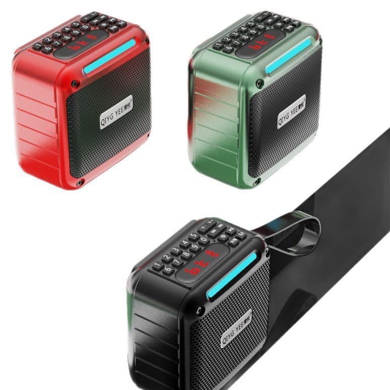 Qingyue S15 Fashion Mini Bluetooth Speaker Multifunctional Home Subwoofer Portable Outdoor MP3 Player 7