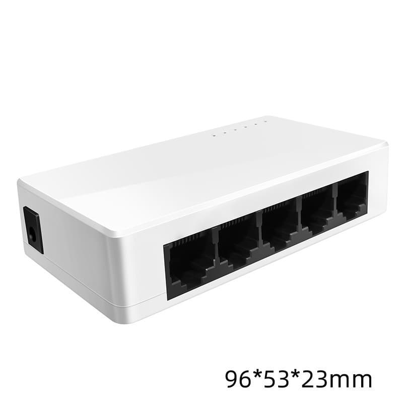 5-port 100M switch broadband monitoring router optical cat 100M extender network cable splitter 6