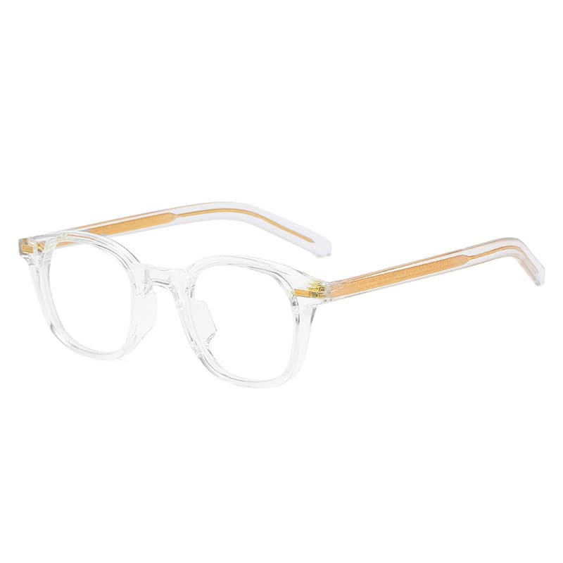 TR90 round frame anti-blue light glasses frame new fashion square frame flat mirror literary retro frame full frame frame 8
