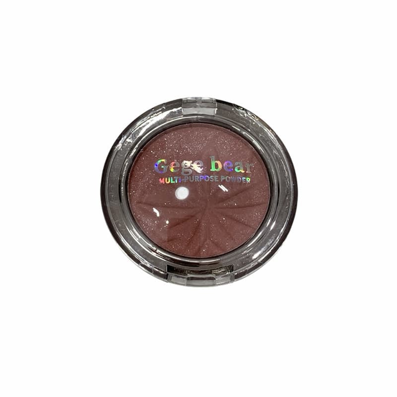 Gege bear smart broken glitter multi-purpose pink matte pearlescent contouring explosive high-gloss eye shadow easy to blend multi-purpose palette 6