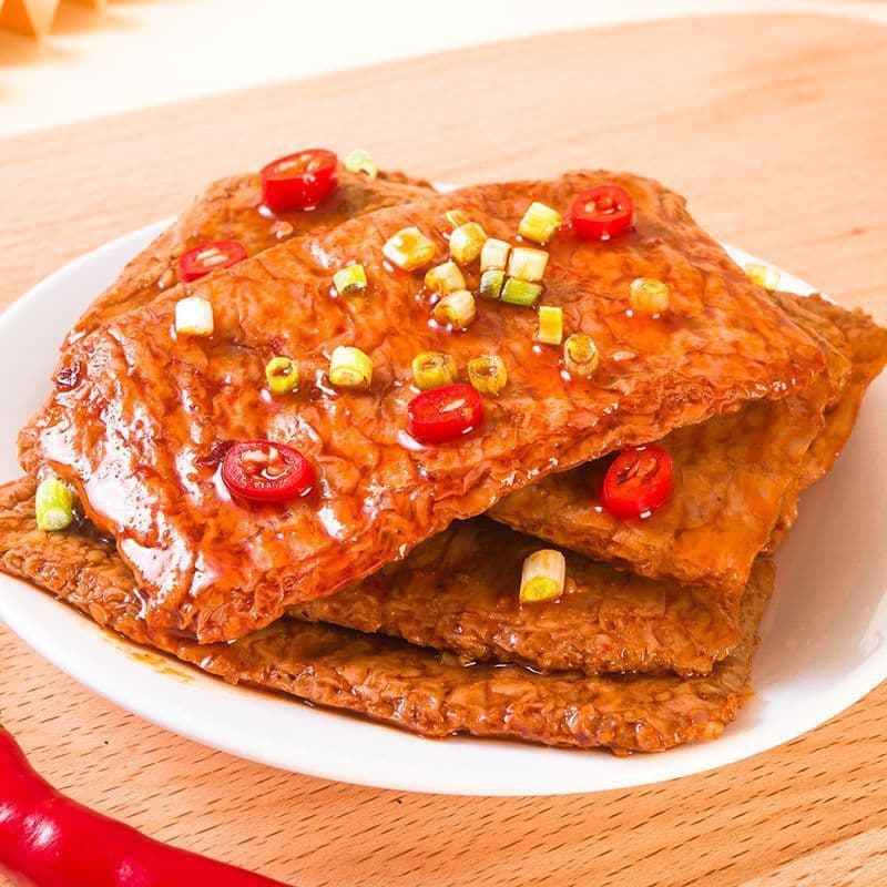 Shredded vegetarian steaks, vegetarian meat and dried beans, snacks, snacks, snacks to satisfy cravings, spicy snacks, snacks, bulk batches 4