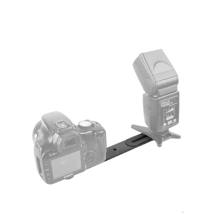 Mobile phone double-head bracket bracket crossbar one-word bracket metal flash tripod platform plate fill light stand 6