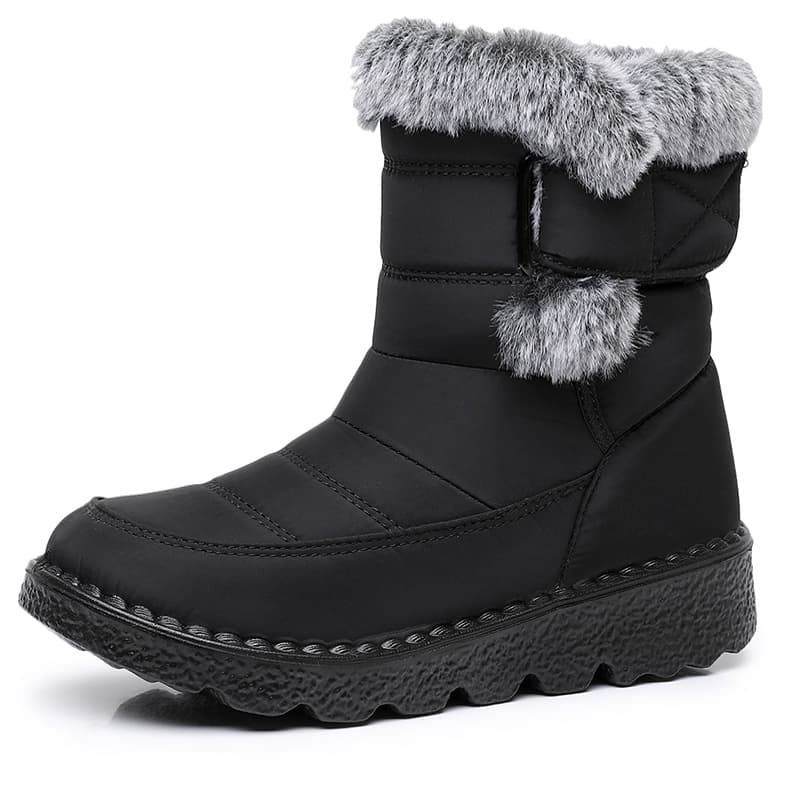 Large size high snow boots 2025 winter new waterproof cloth men and women couples cotton boots plus velvet thickened cross-border boots 6
