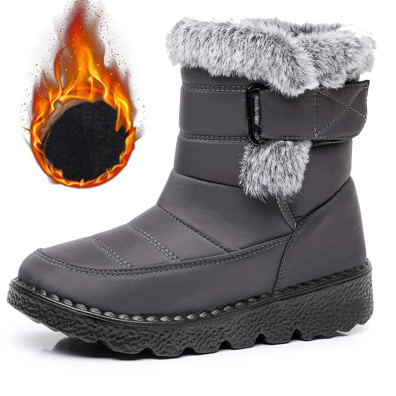 Large size high snow boots 2025 winter new waterproof cloth men and women couples cotton boots plus velvet thickened cross-border boots 10
