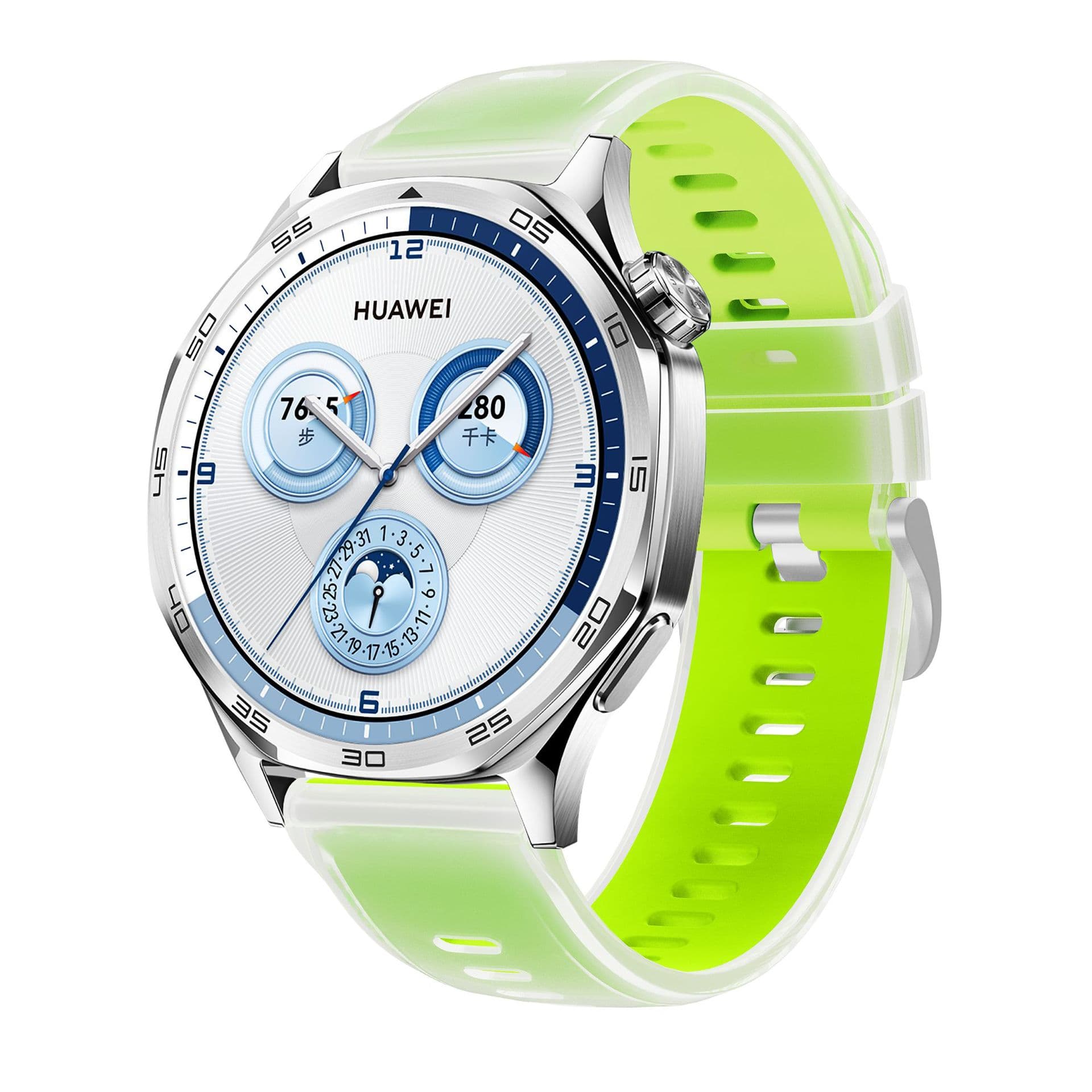 Suitable for Huawei Xiaomi amazfit Huami Honor Samsung Garmin Suonto Jelly Transparent 22MM two-color strap 6