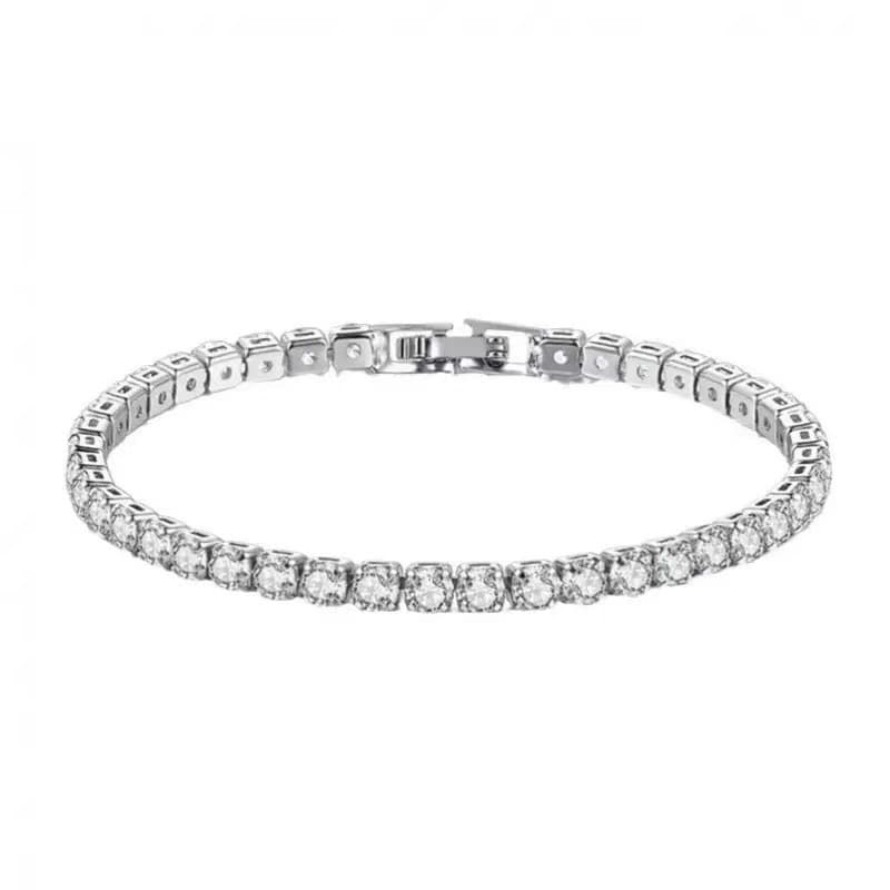 Exploding dopamine colored candy bracelet, exquisite, light, luxurious and high-end niche, sweet, irregular, diamond-filled bracelet for women 7