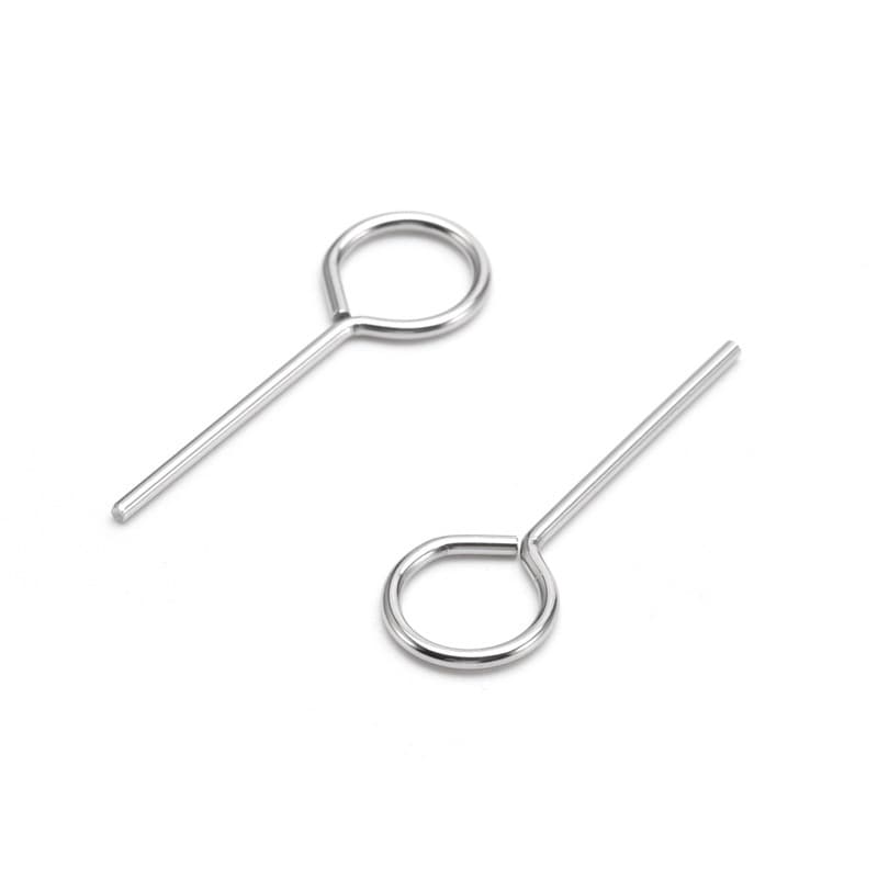 Mobile phone card extractor suitable for Apple Android card extractor SIM card extractor stainless steel hard top card pin accessories 6