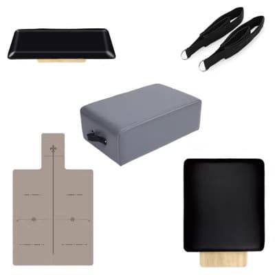 Pilates accessories core bed square box foot pedal springboard pull ring pull rope semi-elevated shelf Pilates mat spring 1