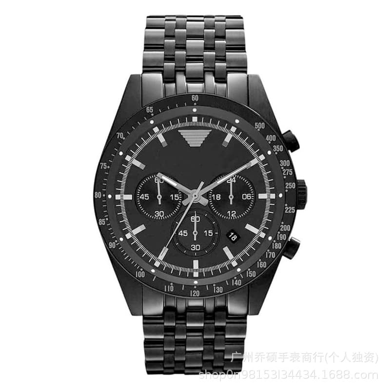 Arma Men's Fashion Daily Watch Multi Time Zone Display Date Display Analog Quartz Stainless Steel Watch 8