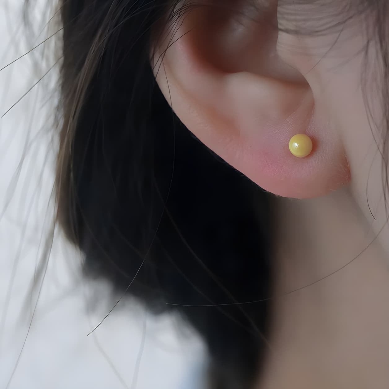 Cross-border Mini 925 Silver Needle Four Claw Color Diamond Ear Pierced Ear Stick Daily Wearable Earrings for Sleeping Without Picking 8