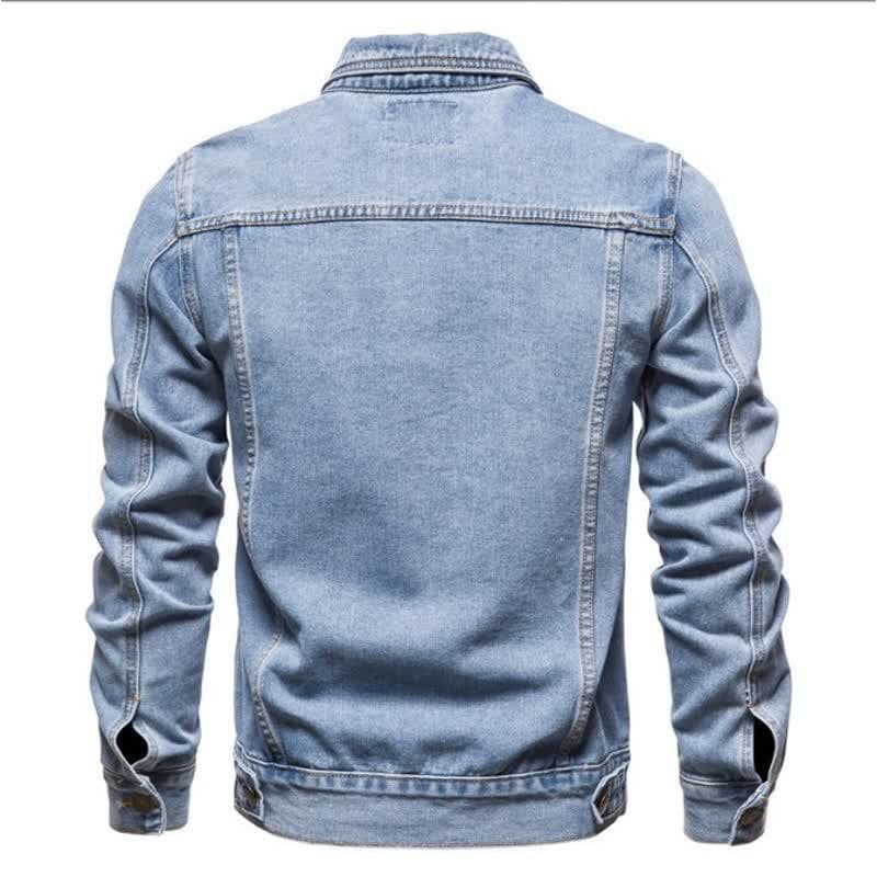 2026 New Spring Autumn and Winter Men's Denim Jackets Japanese Casual Youth Popular Workwear Denim Jackets Men's Clothing 4