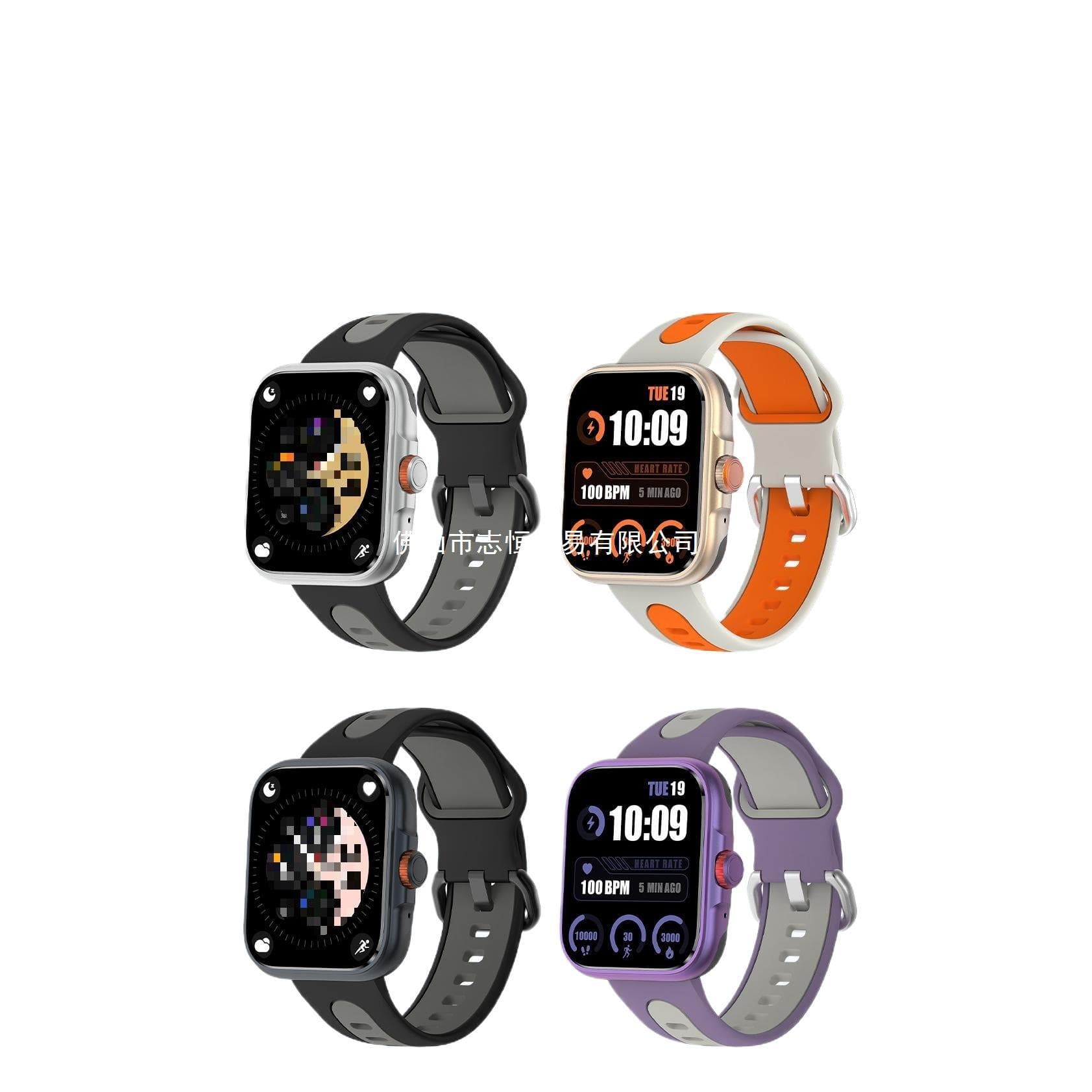Running watch GPS swimming record distance measurement lap time step counting waterproof heart rate blood smart watch with card insertable 6