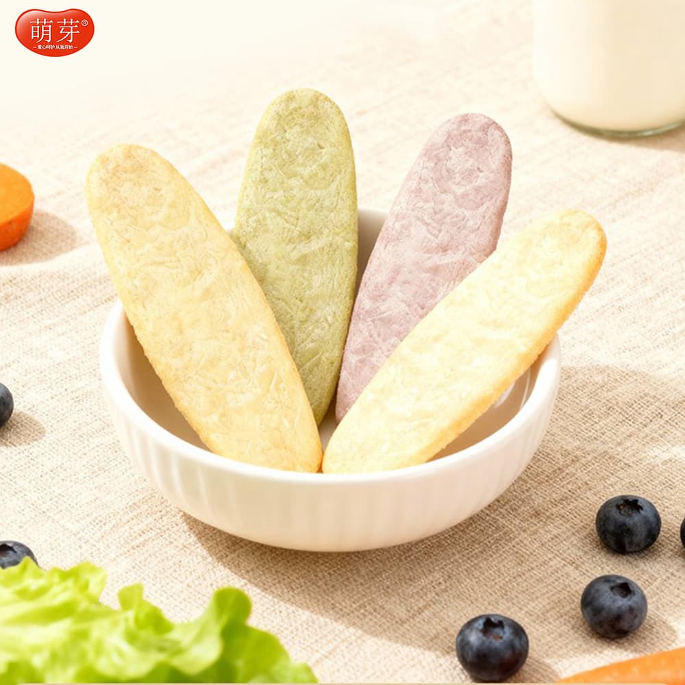 Little Red Riding Hood Sprout Children's Organic Rice Cake Whole Box Wholesale Independent Small Packet Flaky Office Snacks Source Factory 3
