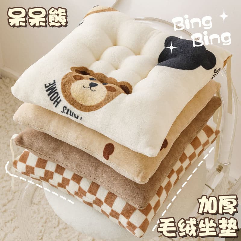 Cushion chair home winter ground seat cushion student office sedentary butt cushion chair cushion stool butt cushion 2
