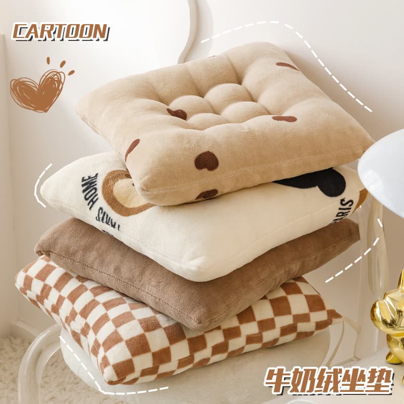 Cushion chair home winter ground seat cushion student office sedentary butt cushion chair cushion stool butt cushion 3