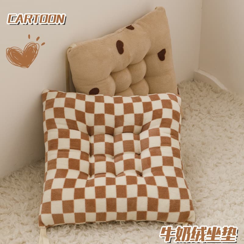 Cushion chair home winter ground seat cushion student office sedentary butt cushion chair cushion stool butt cushion 5