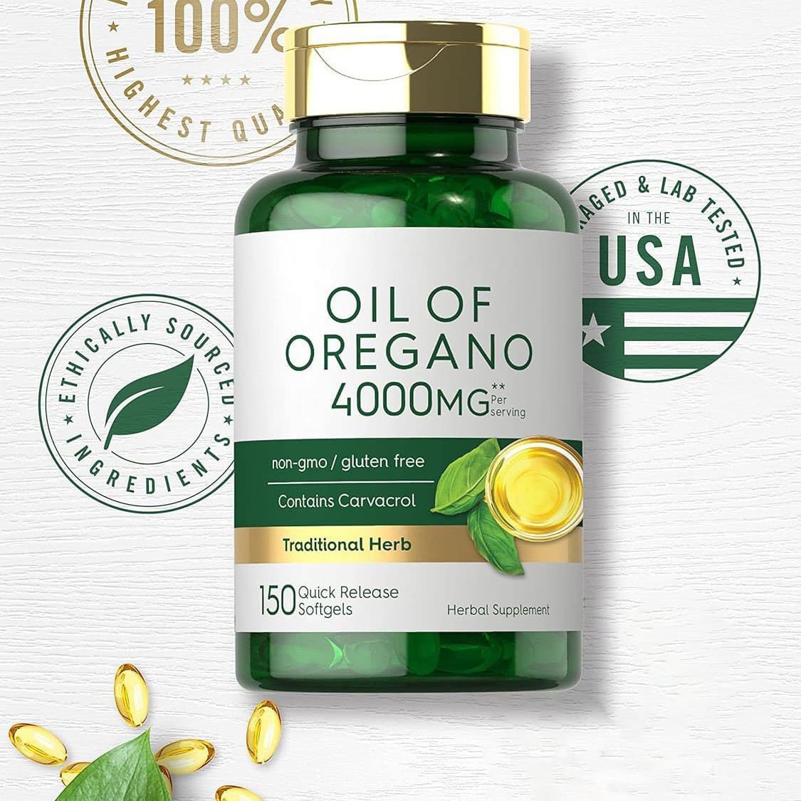 Oregano Oil Softgel Oregano Oil Softgel Herbal Supplement Amazon's Hottest Health Care 3