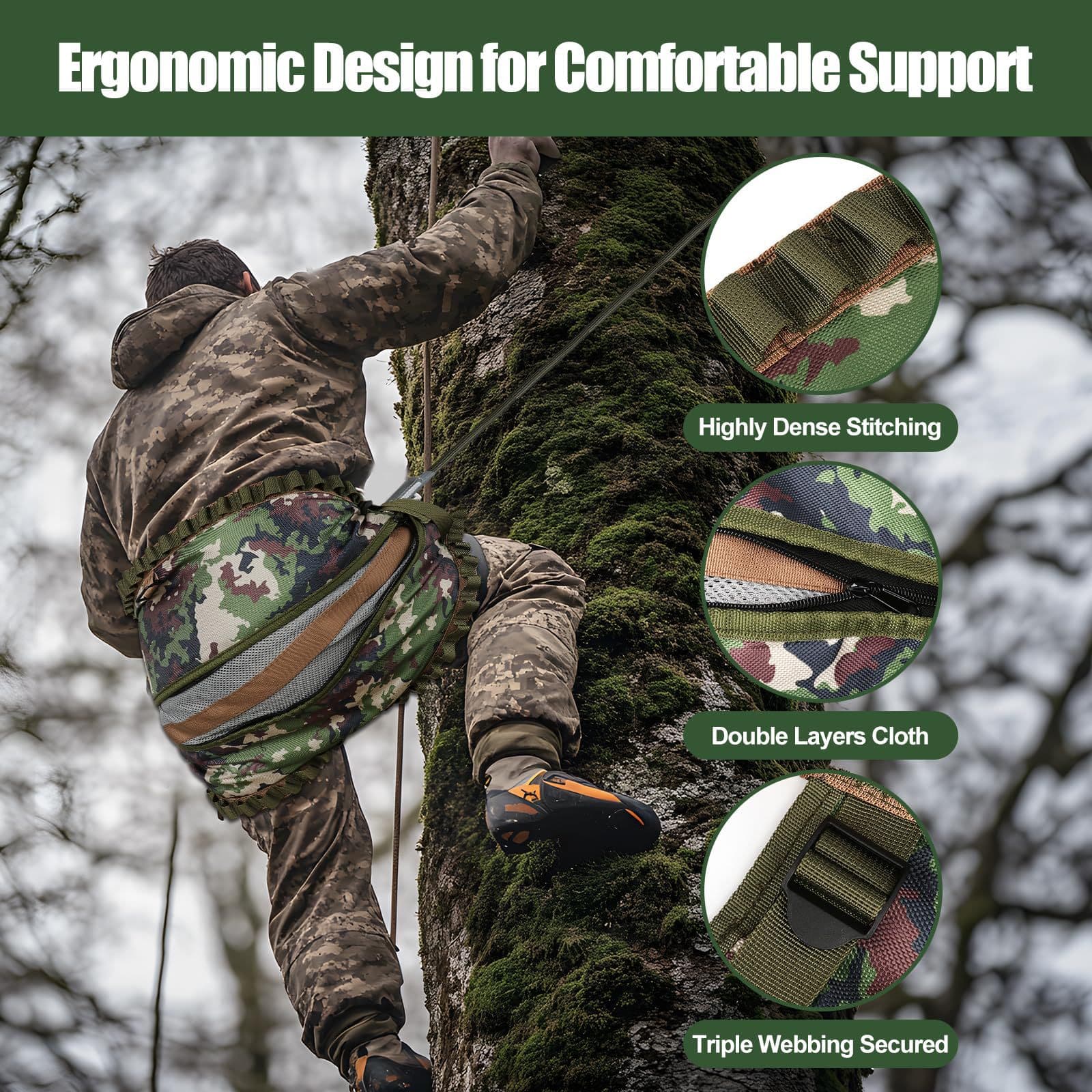 Comfortable hunting saddles, outdoor hunting saddles, hunting equipment and deer hunting accessories, tree stand hunting supplies 3