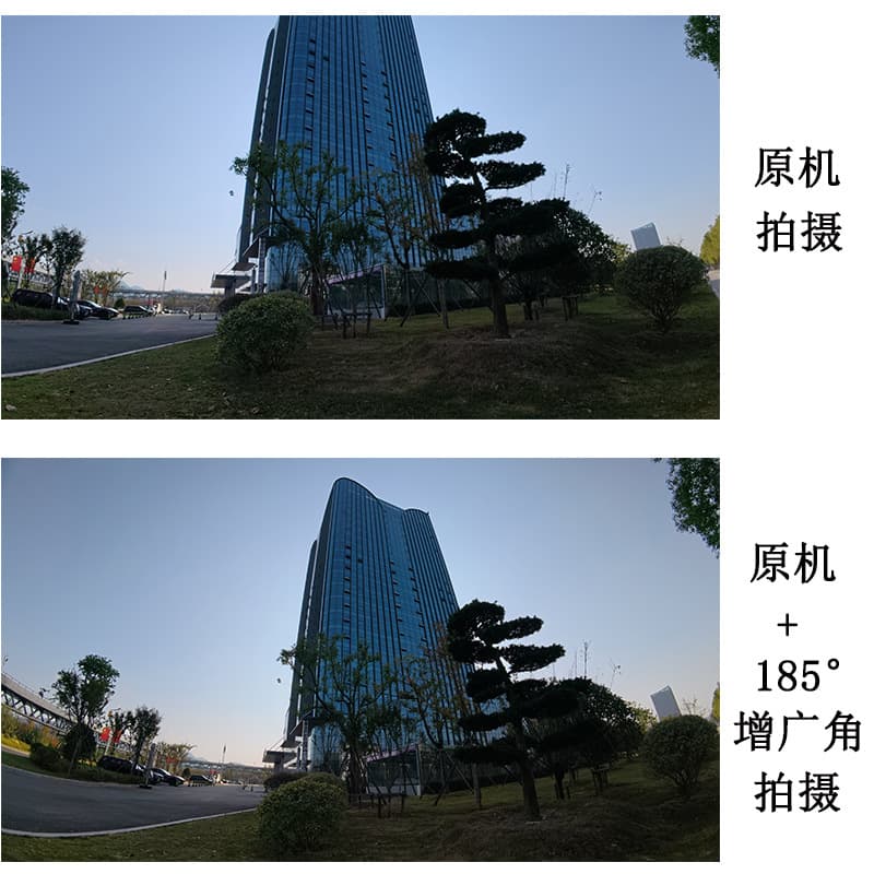 Suitable for DJI Action 6 extender lens 185° viewing angle enlarging lens action camera accessories 3