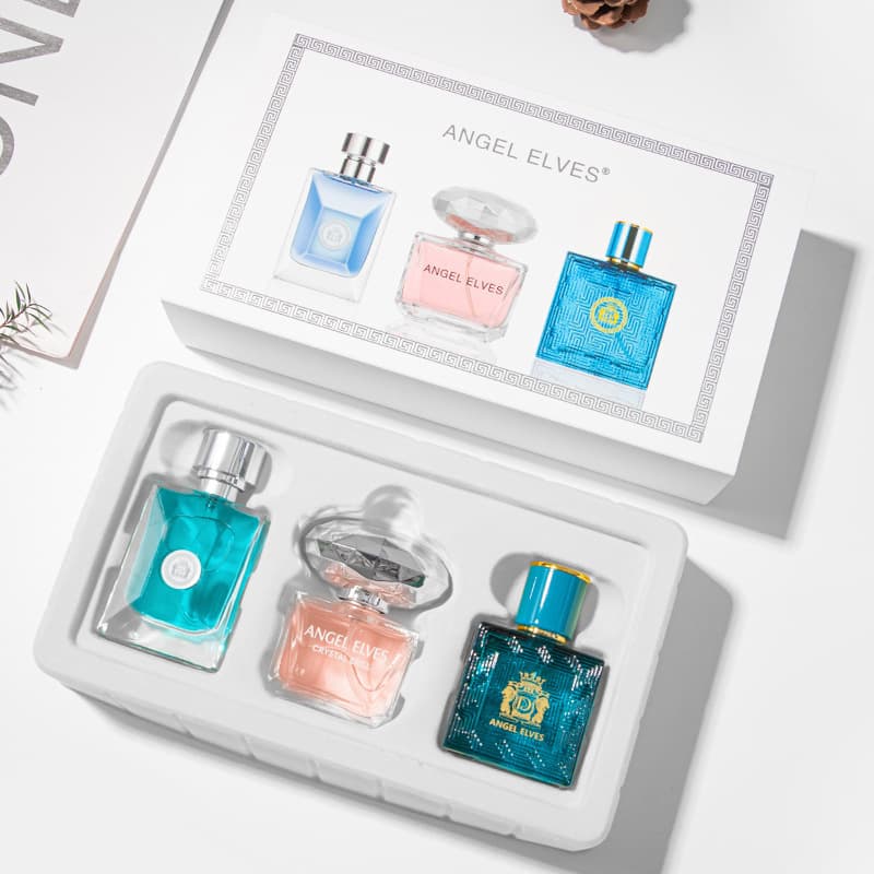 Foreign trade cross-border popular men's cologne set, floral and fruity fragrance, long-lasting fragrance, women's perfume gift box wholesale 5