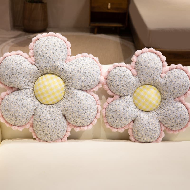 Retro floral fabric flower cushion cushion sofa pillow decoration chair cushion tatami futon bay window cushion 5