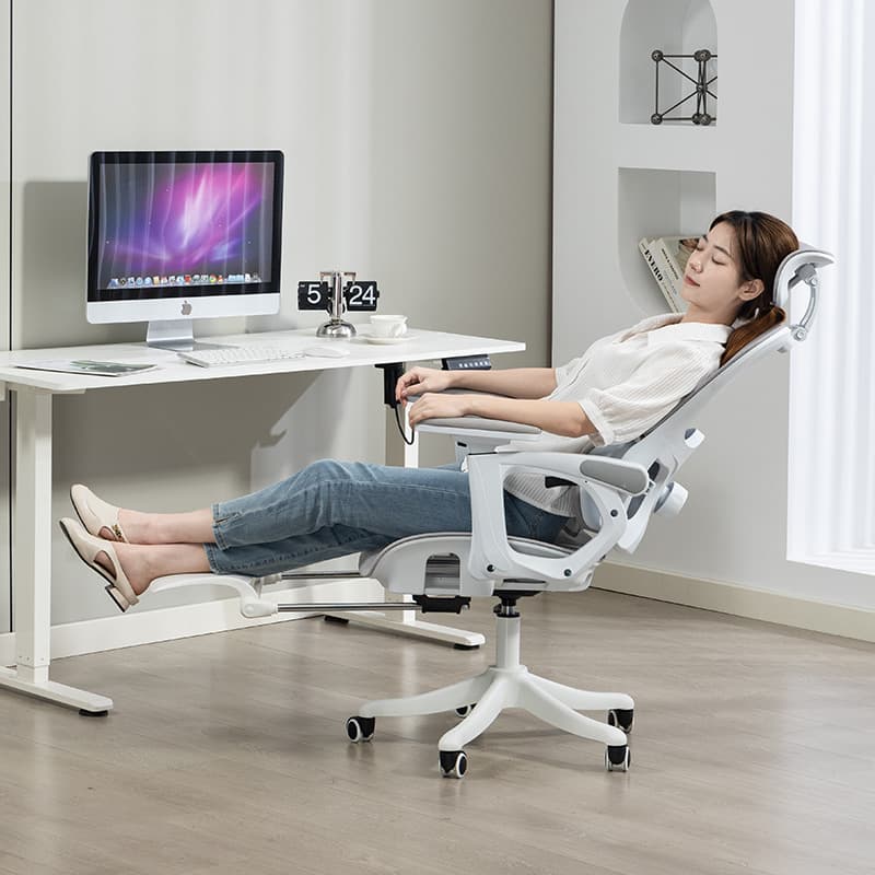 Ergonomic chair, comfortable sedentary home computer chair, office backrest chair, lunch break reclining waist-protecting gaming chair 3