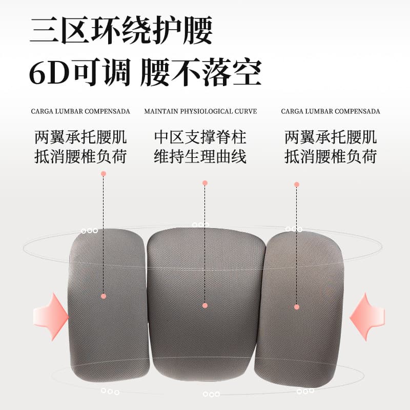 Ergonomic chair, comfortable sedentary home computer chair, office backrest chair, lunch break reclining waist-protecting gaming chair 5