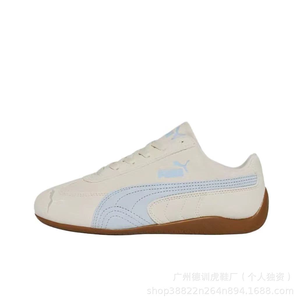 [Pure original lychee leather] Rose co-branded racing shoes PM classic SpeedcatOG suede thin-soled T-head women's shoes 9