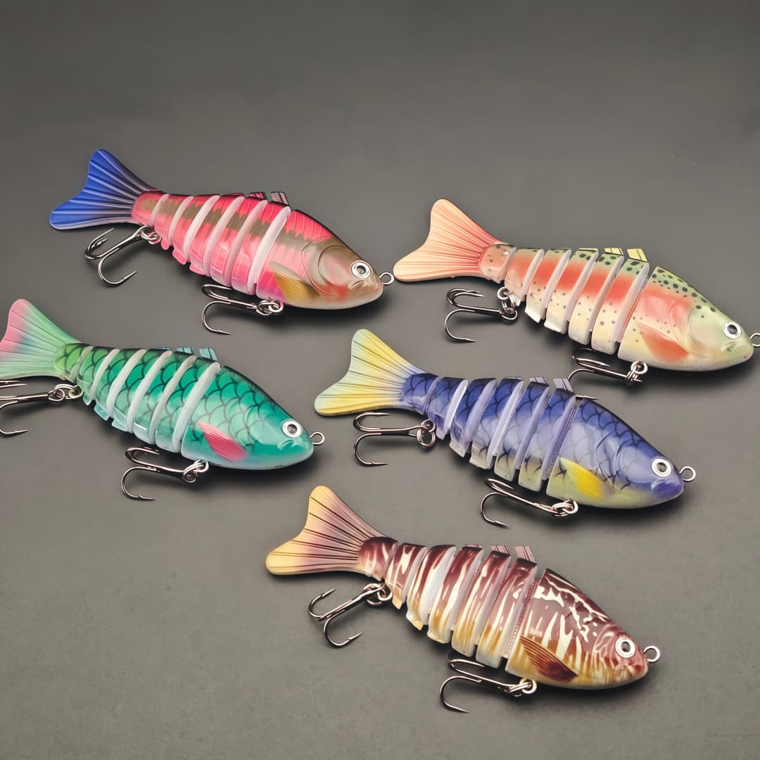 Cross-border hot-selling factory source spot multi-section fish hard bait 16g fishing gear Luya fake bait fishing supplies fishing gear 4