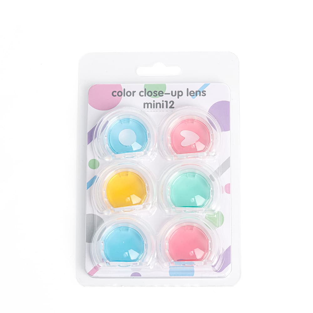 Suitable for Polaroid mini12 camera accessories six-color filter translucent jelly shell color lens accessories 7
