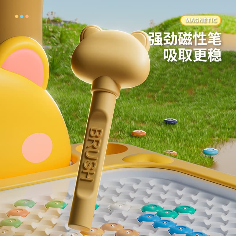 Children's magnetic drawing board pen training educational early education fun pen holding training kindergarten baby toys on behalf of 4