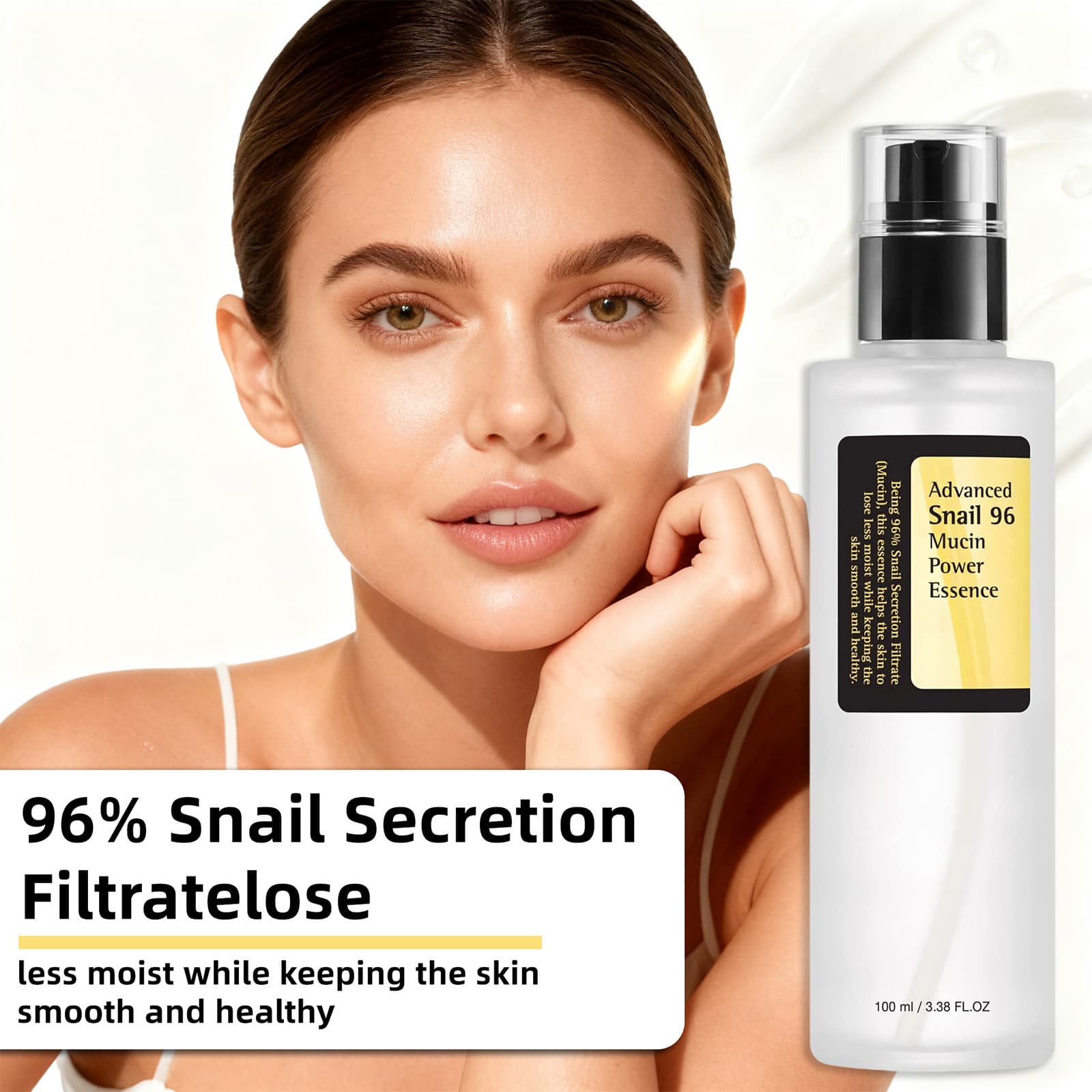TK's popular Snail Mucin96% Power Repairin Essence snail mucus repair essence 3