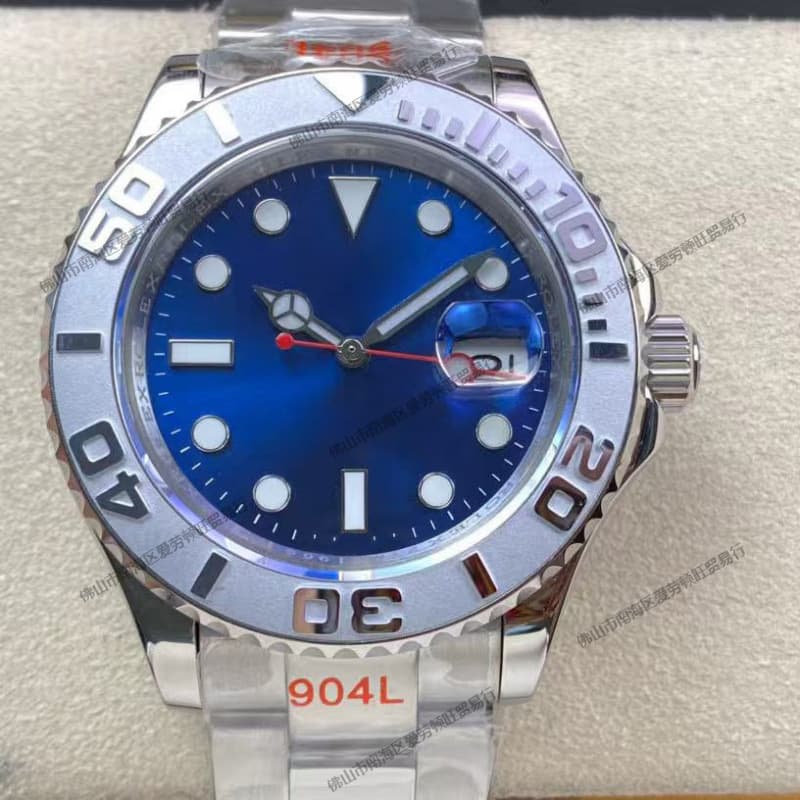 Rolex 126622 Gray Yacht Luminous Calendar Rubber Strap 40mm Automatic Mechanical Men's Luxury Watch 4